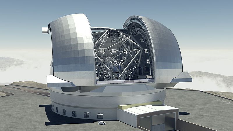 Künstlerische Darstellung des Extremely Large Telescope