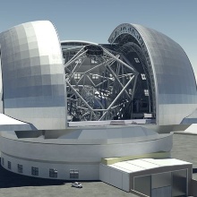 Künstlerische Darstellung des Extremely Large Telescope