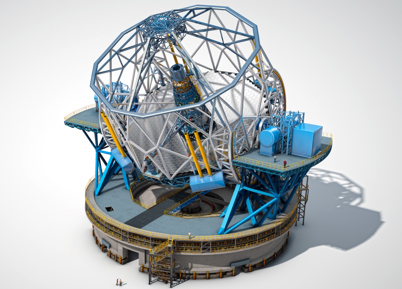 Hauptstruktur des Extremely Large Telescope