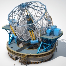 Hauptstruktur des Extremely Large Telescope